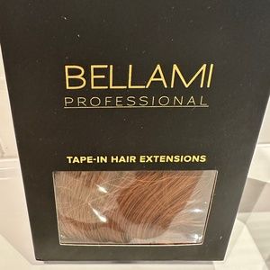 Bellami Tape in hair extensions Vibrant Auburn